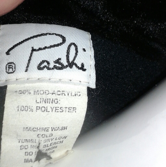 Black faux fur Pashi coat - Picture 4 of 5